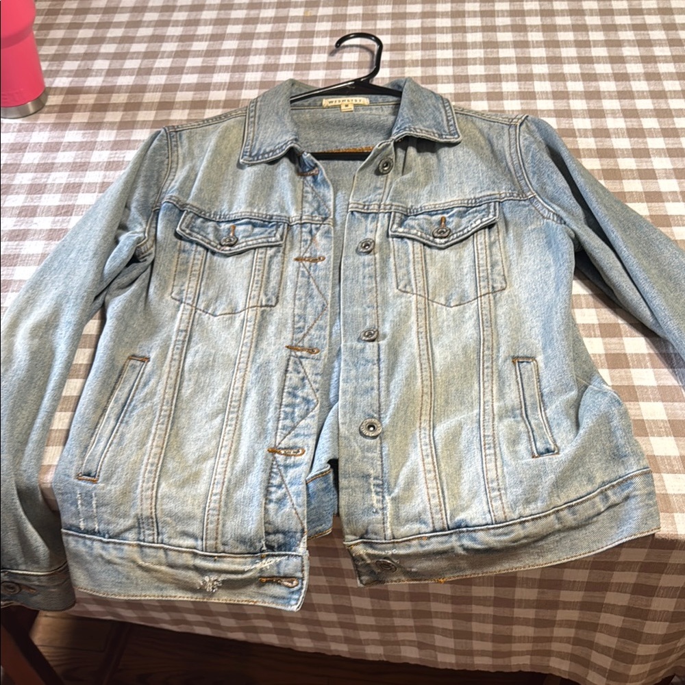 Wishlist Blue Jean Jacket Classic Light Wash